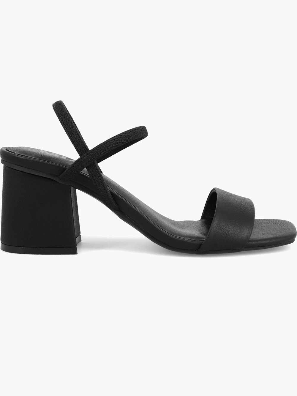 MIA Black Strappy Block Heel Sandal